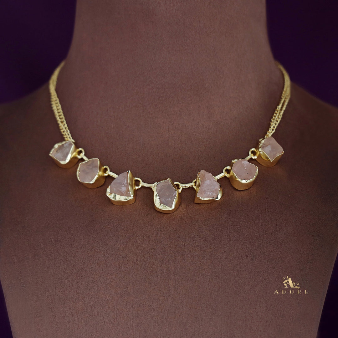 Tiyara Raw Stone Short Neckpiece