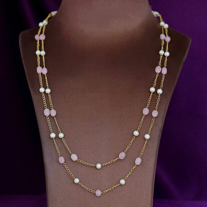 Golden Two Layer Pearl Neckpiece