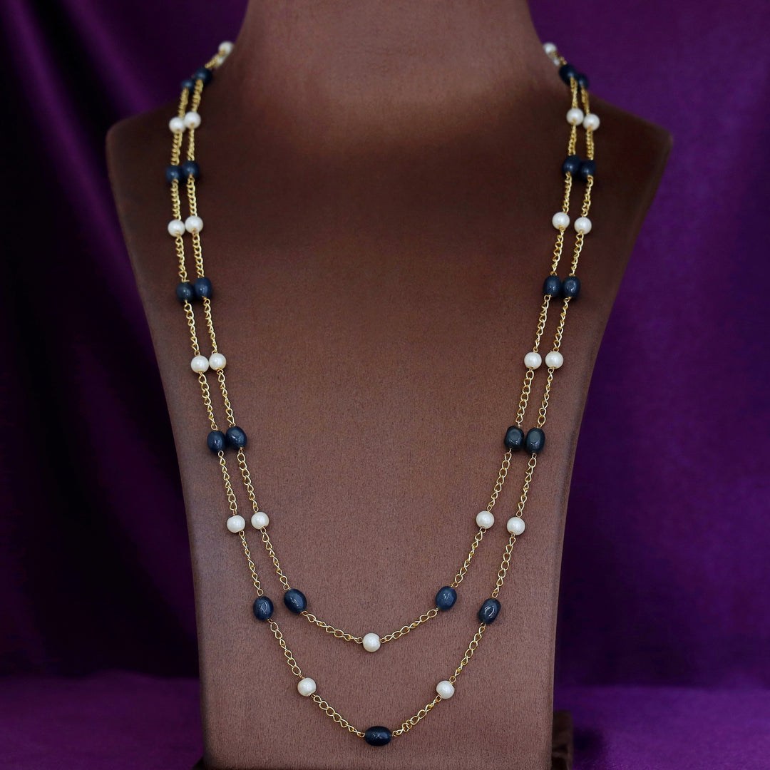 Golden Two Layer Pearl Neckpiece