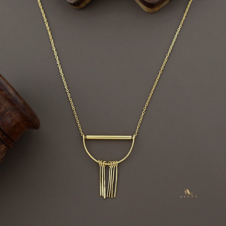 Golden Fringe Tassel Neckpiece