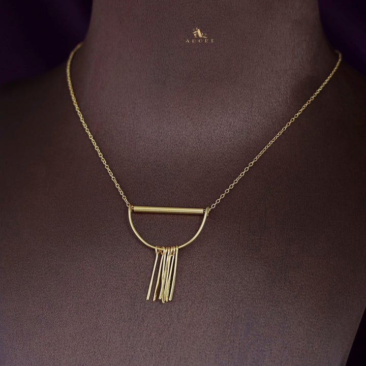 Golden Fringe Tassel Neckpiece