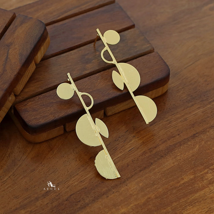 Cleo Golden Multishape Earring