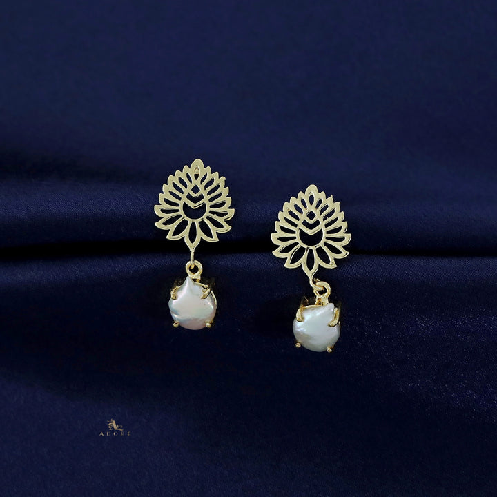 Golden Baroque Padma Floret Earring