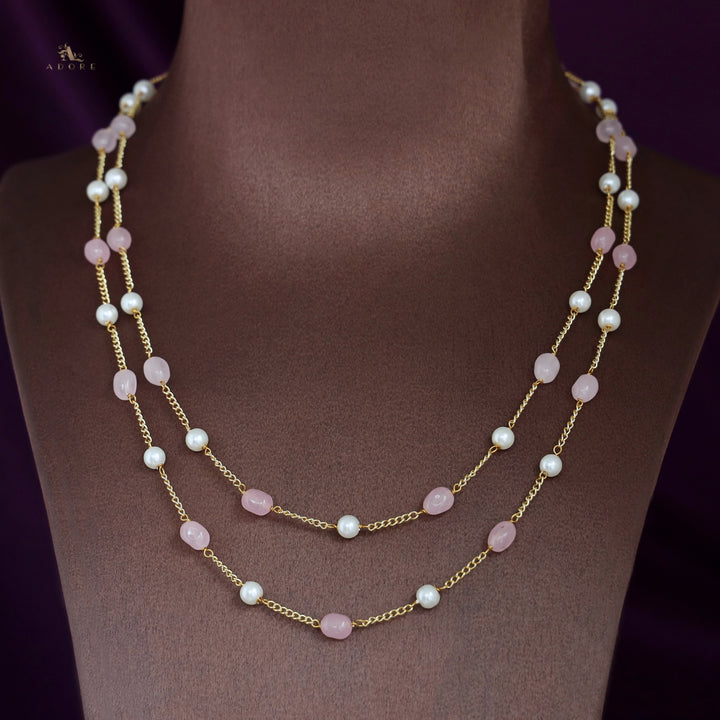 Golden Two Layer Pearl Neckpiece