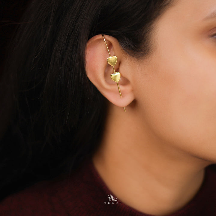 Liya Golden Ear Cuff (Single piece)