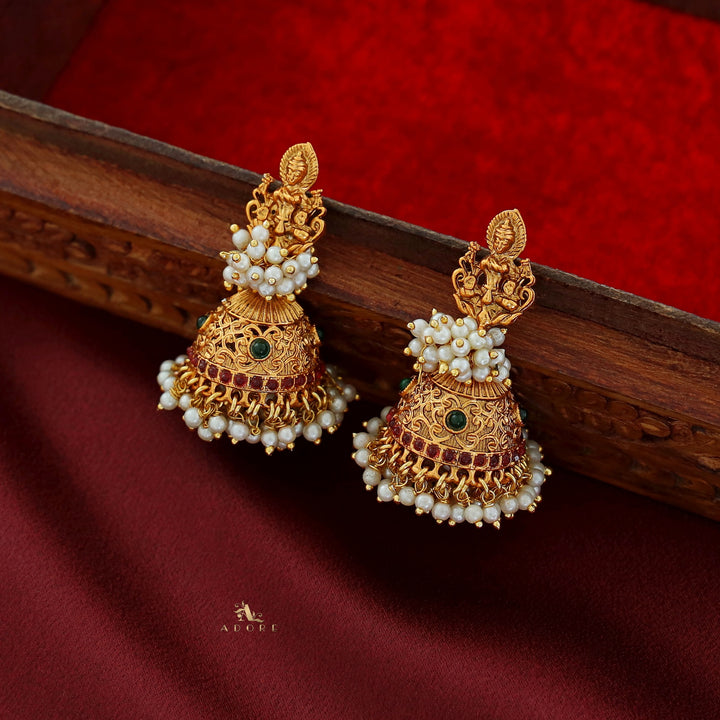 Alankrithi Lakshmi Pearl Jhumka