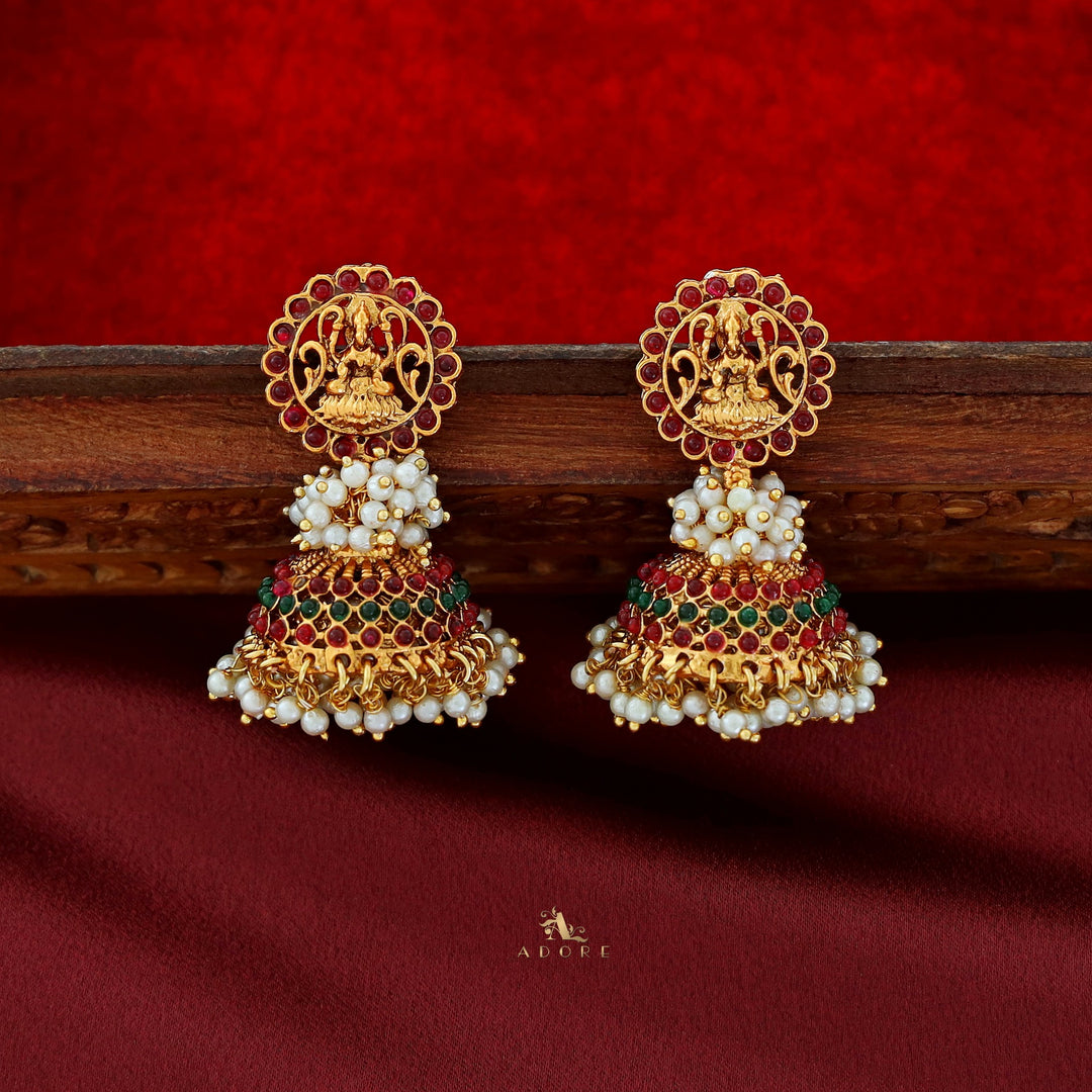 Aishwarya Lakshmi Pearl Jhumka