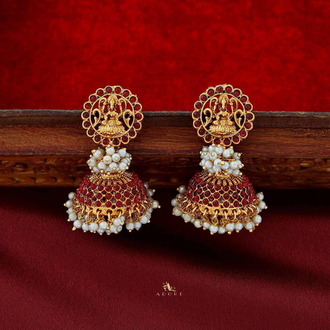 Aishwarya Lakshmi Pearl Jhumka