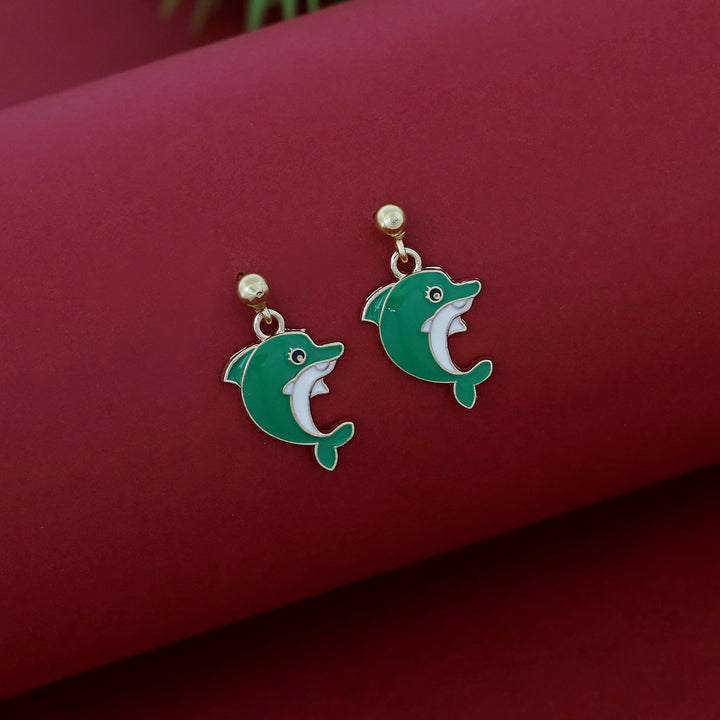 Kids Charm Tiny Dolphin Earring