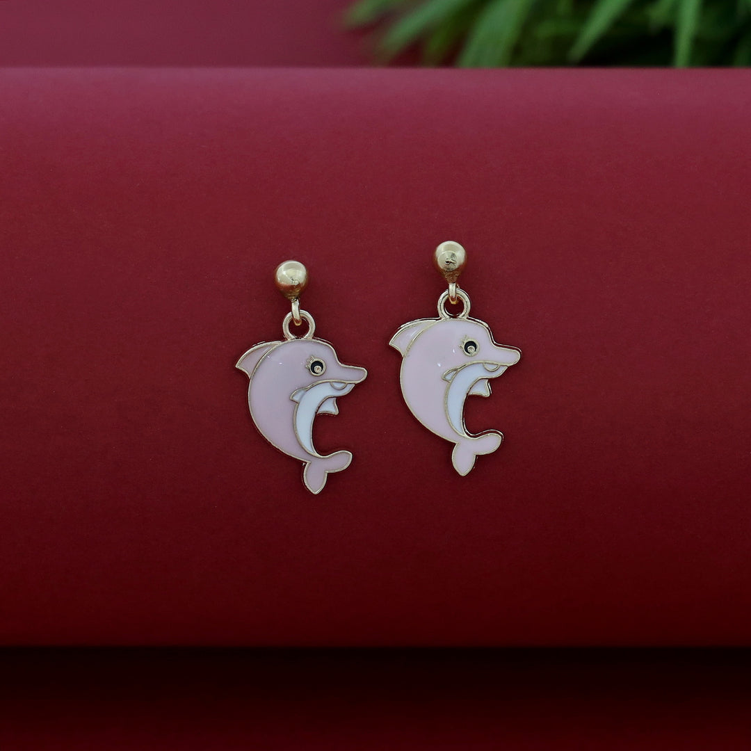 Kids Charm Tiny Dolphin Earring