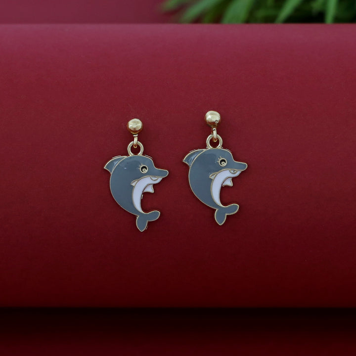 Kids Charm Tiny Dolphin Earring