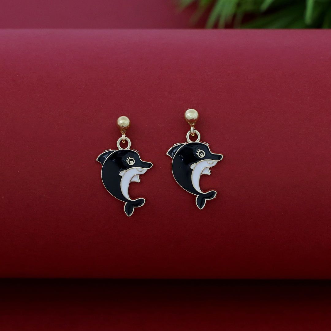 Kids Charm Tiny Dolphin Earring