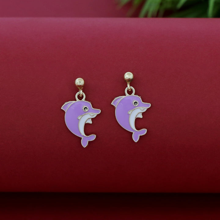 Kids Charm Tiny Dolphin Earring