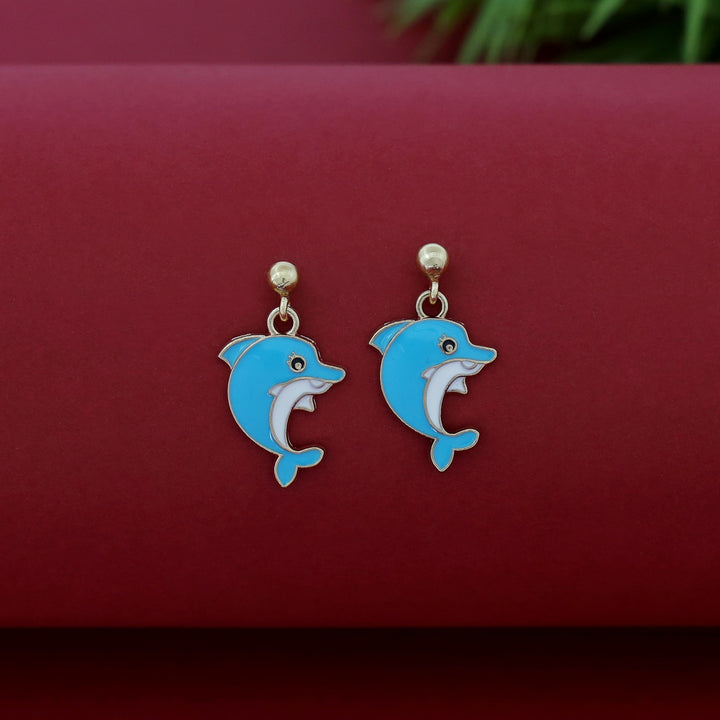 Kids Charm Tiny Dolphin Earring