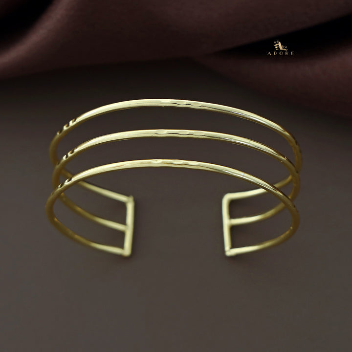 Merin Golden Simple 3 Layer Bangle