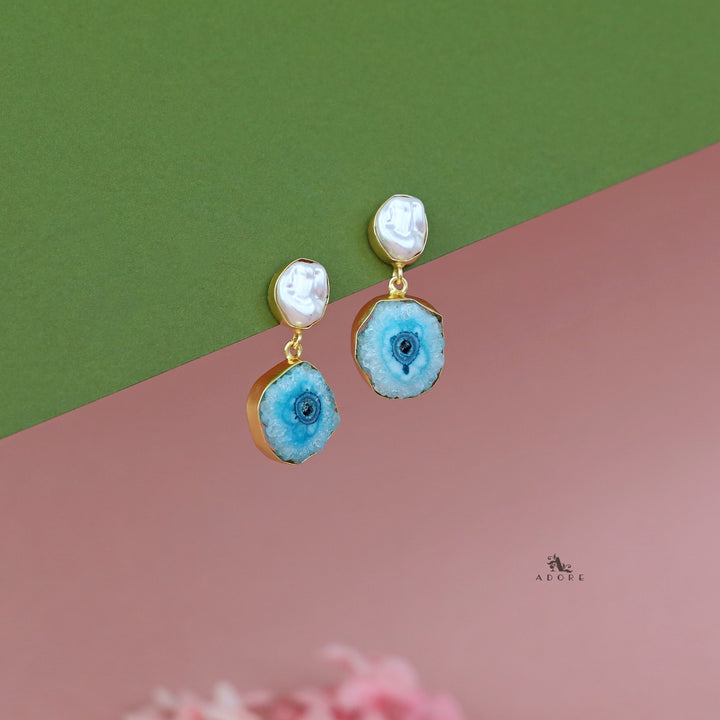 Elvera Baroque + Agate Earring