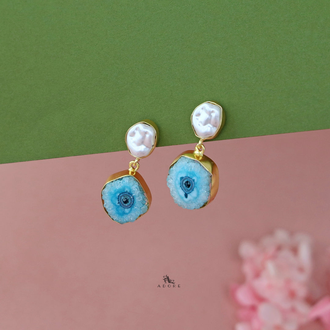 Elvera Baroque + Agate Earring