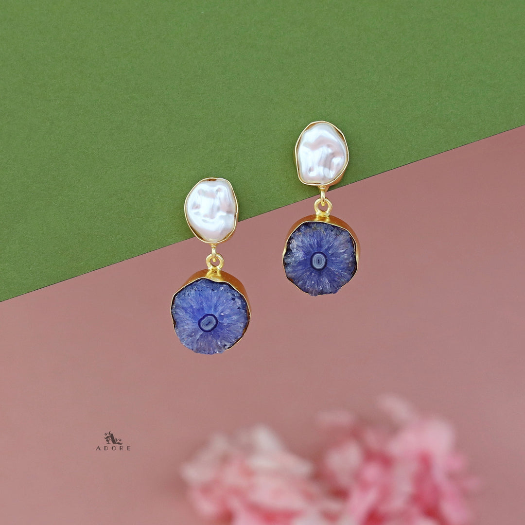 Elvera Baroque + Agate Earring