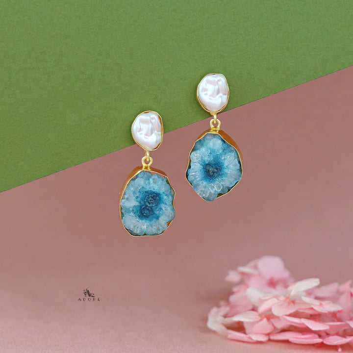 Elvera Baroque + Agate Earring