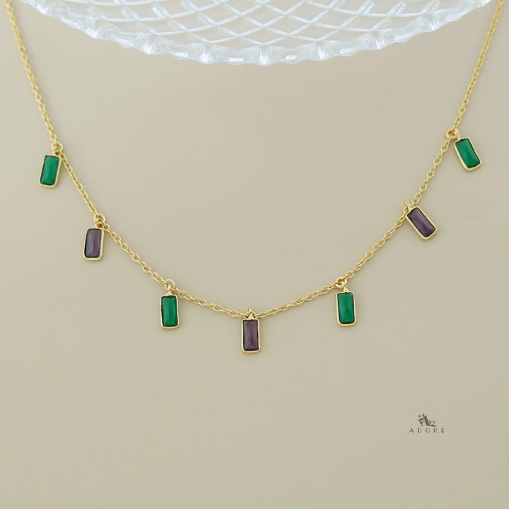 Bhoomika Rectangle Short Neckpiece