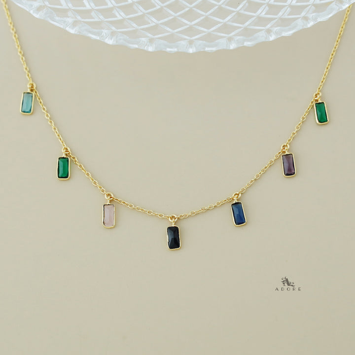 Bhoomika Rectangle Short Neckpiece