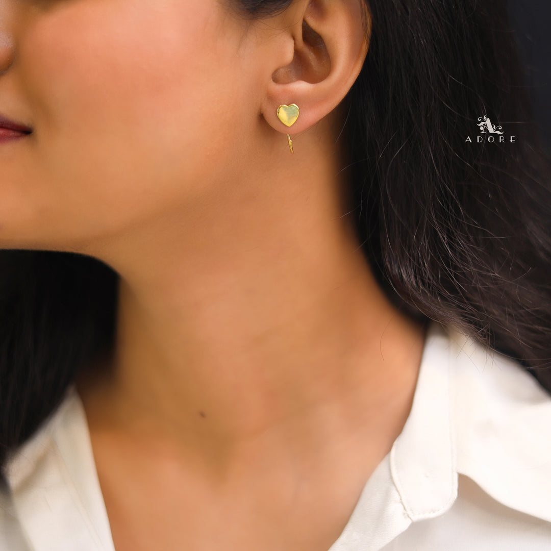 Nyla Golden Multi Shape Earring