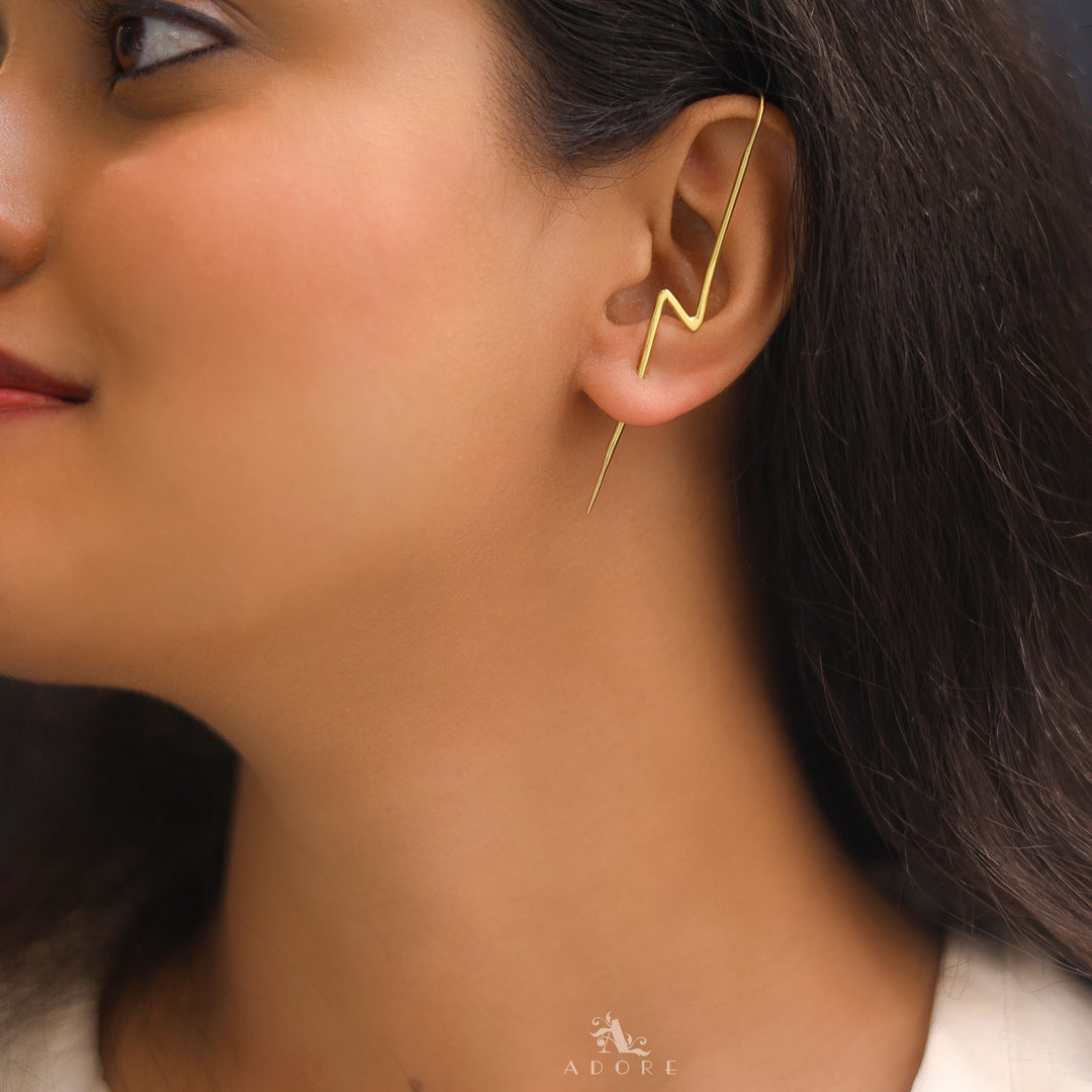 Liya Golden Ear-Cuff (Single piece)