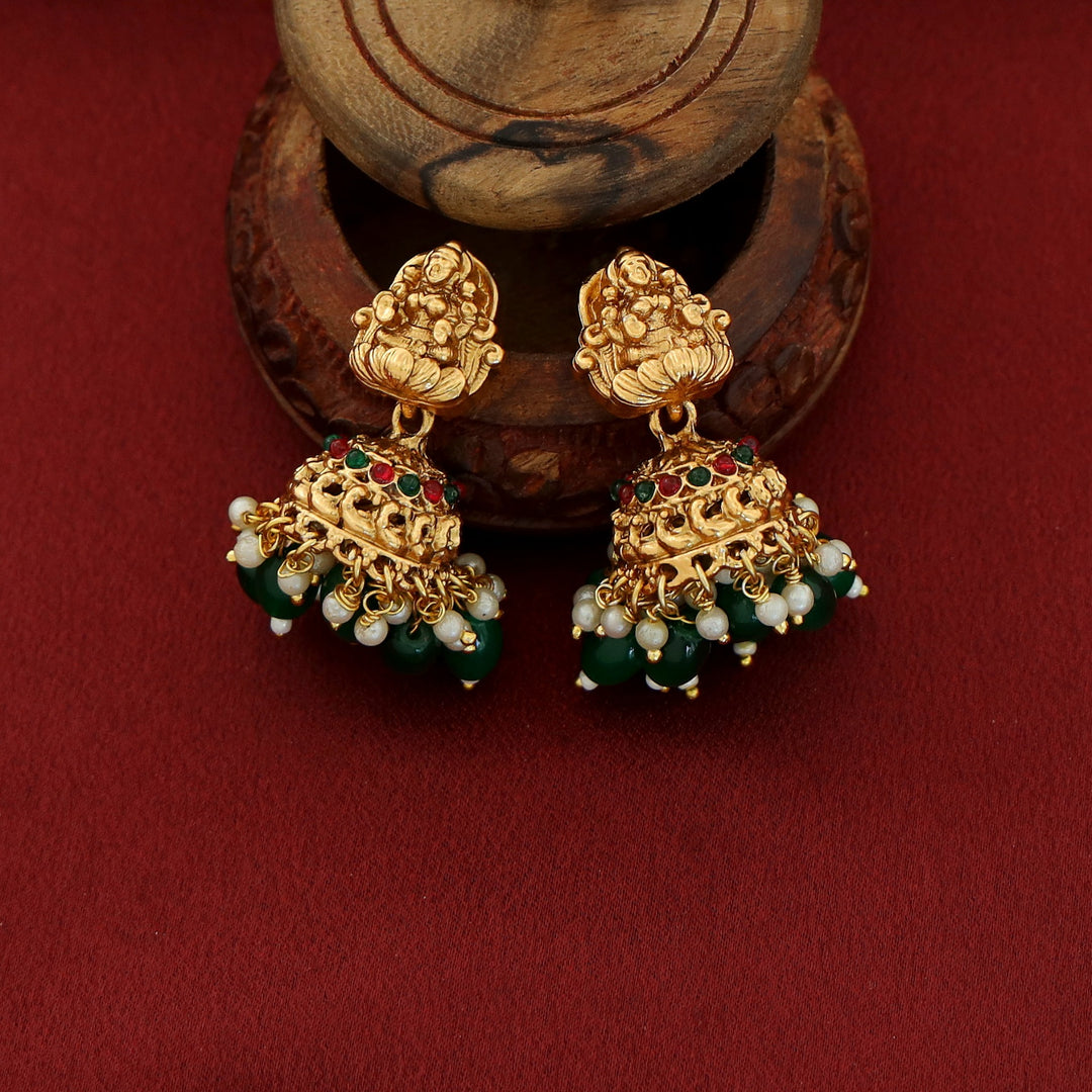 Arshini Lakshmidevi Short Neckpiece With Earring