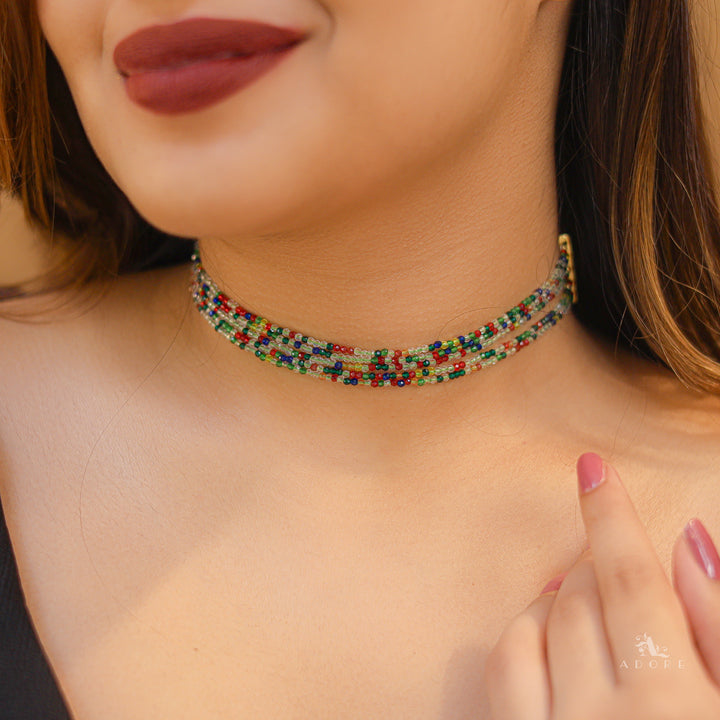 Lividah Glossy 5 Layer Choker