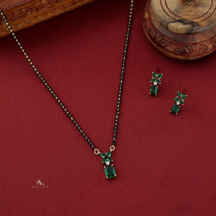 Akshavi Mangalsutra With Earring