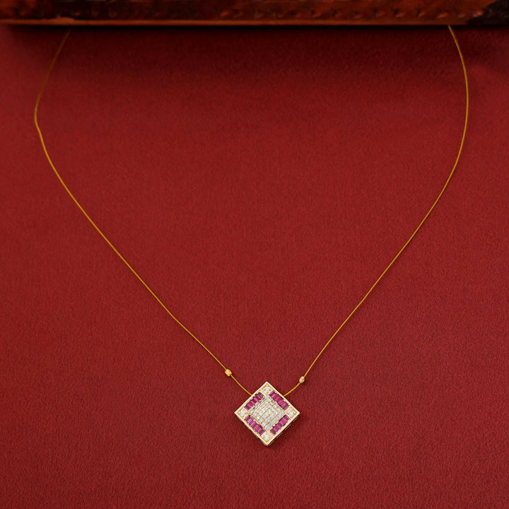 Sumaya Kemp Diamond Pendant String Neckpiece