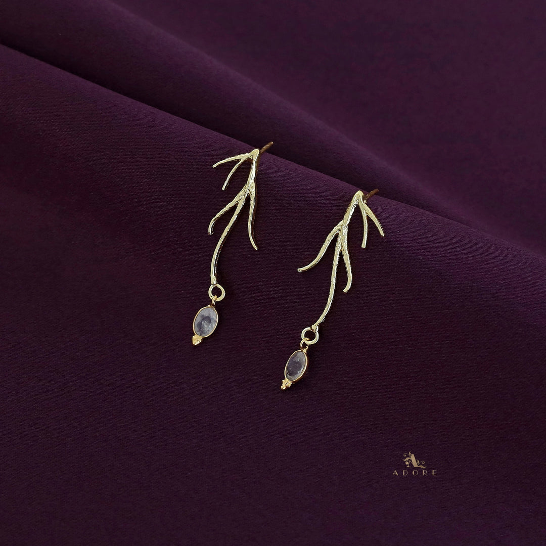 Angara Branchy Root Earring