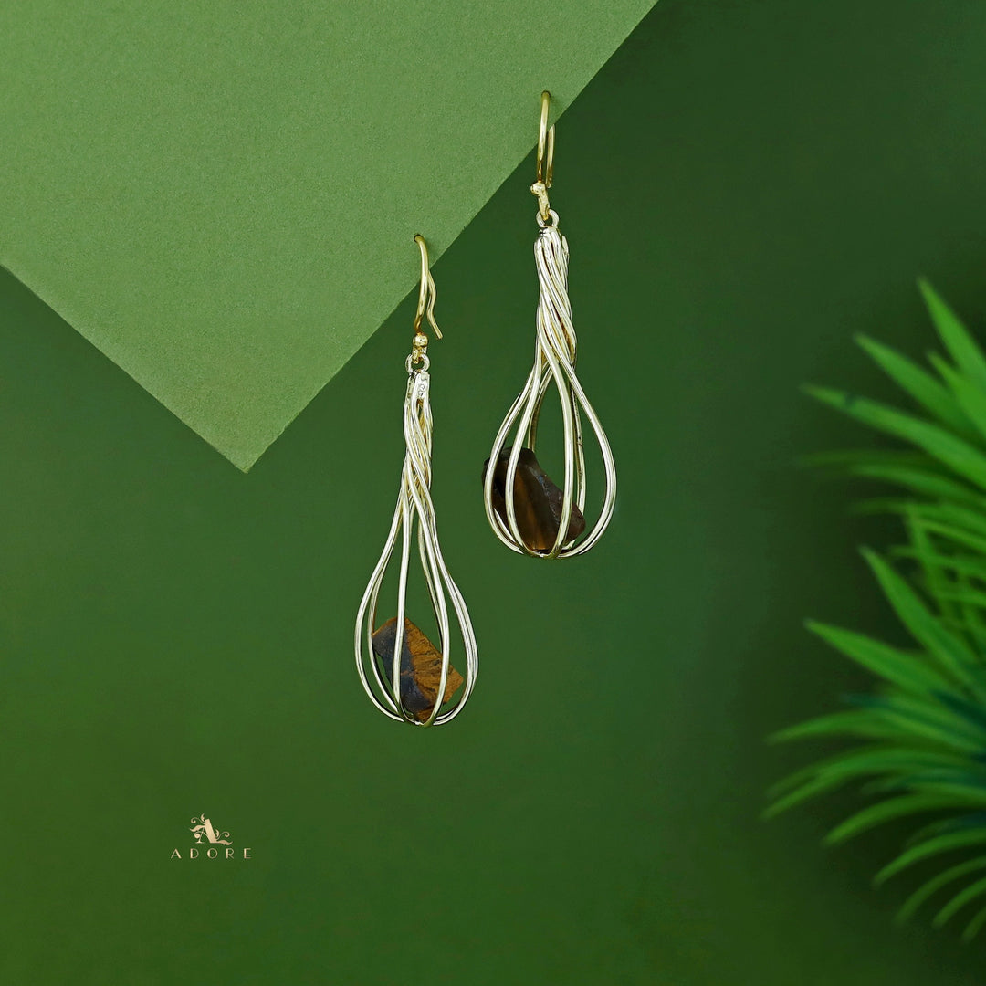 Dianella Golden Nest Raw Stone Drop