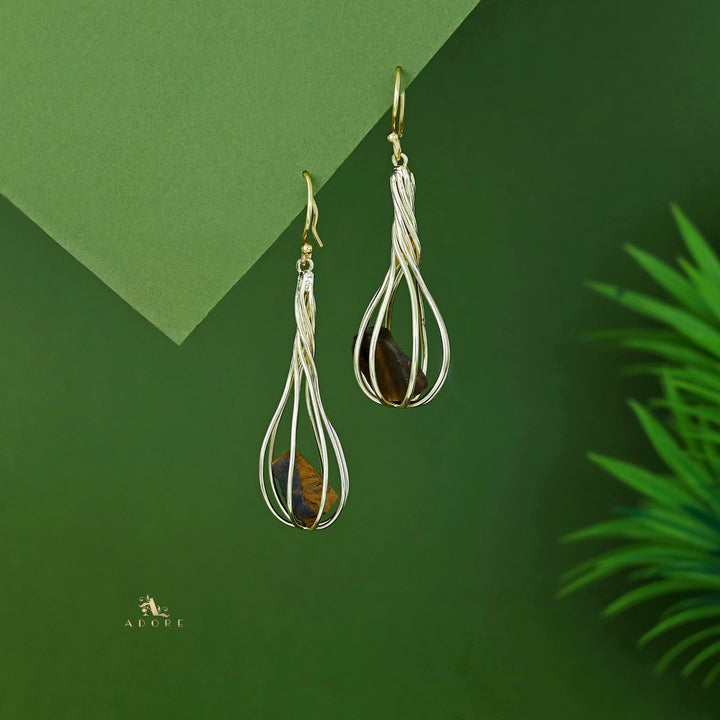 Dianella Golden Nest Raw Stone Drop