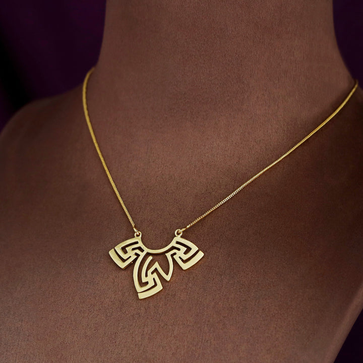 Golden Swastika Neckpiece