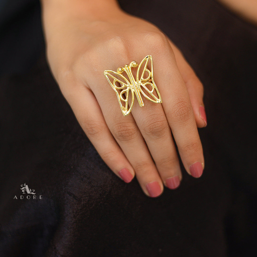 Butterfly Golden Ring