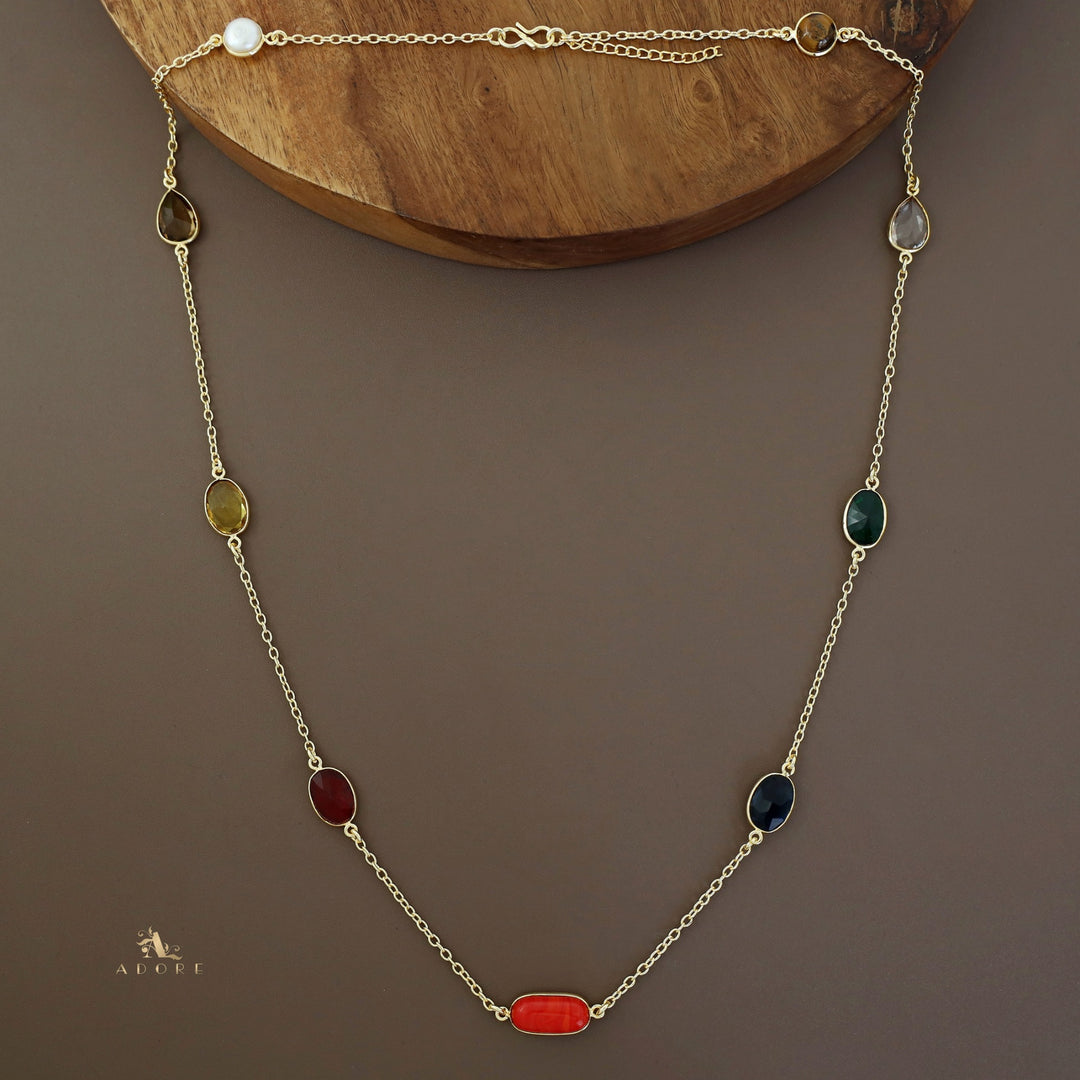 Melorra Multicolour Long Neckpiece