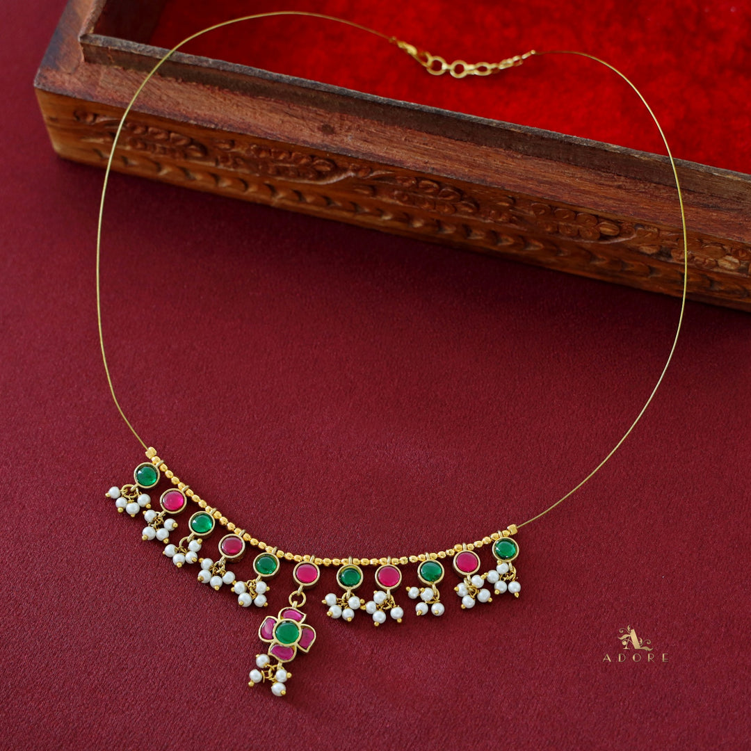 Zilpah Jadau Kundan String Neckpiece