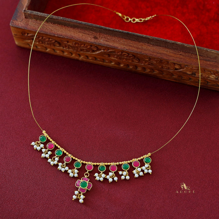 Zilpah Jadau Kundan String Neckpiece