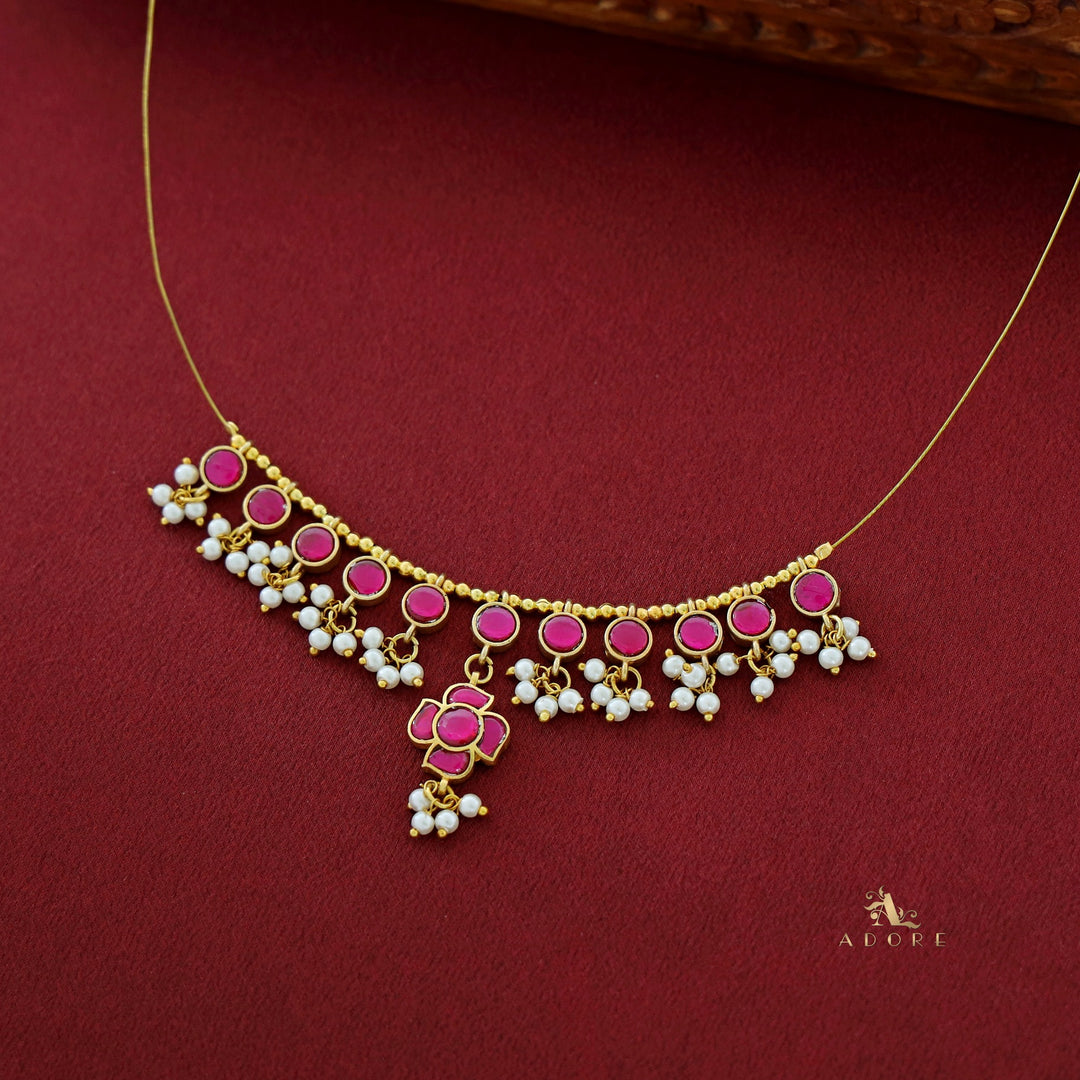 Zilpah Jadau Kundan String Neckpiece