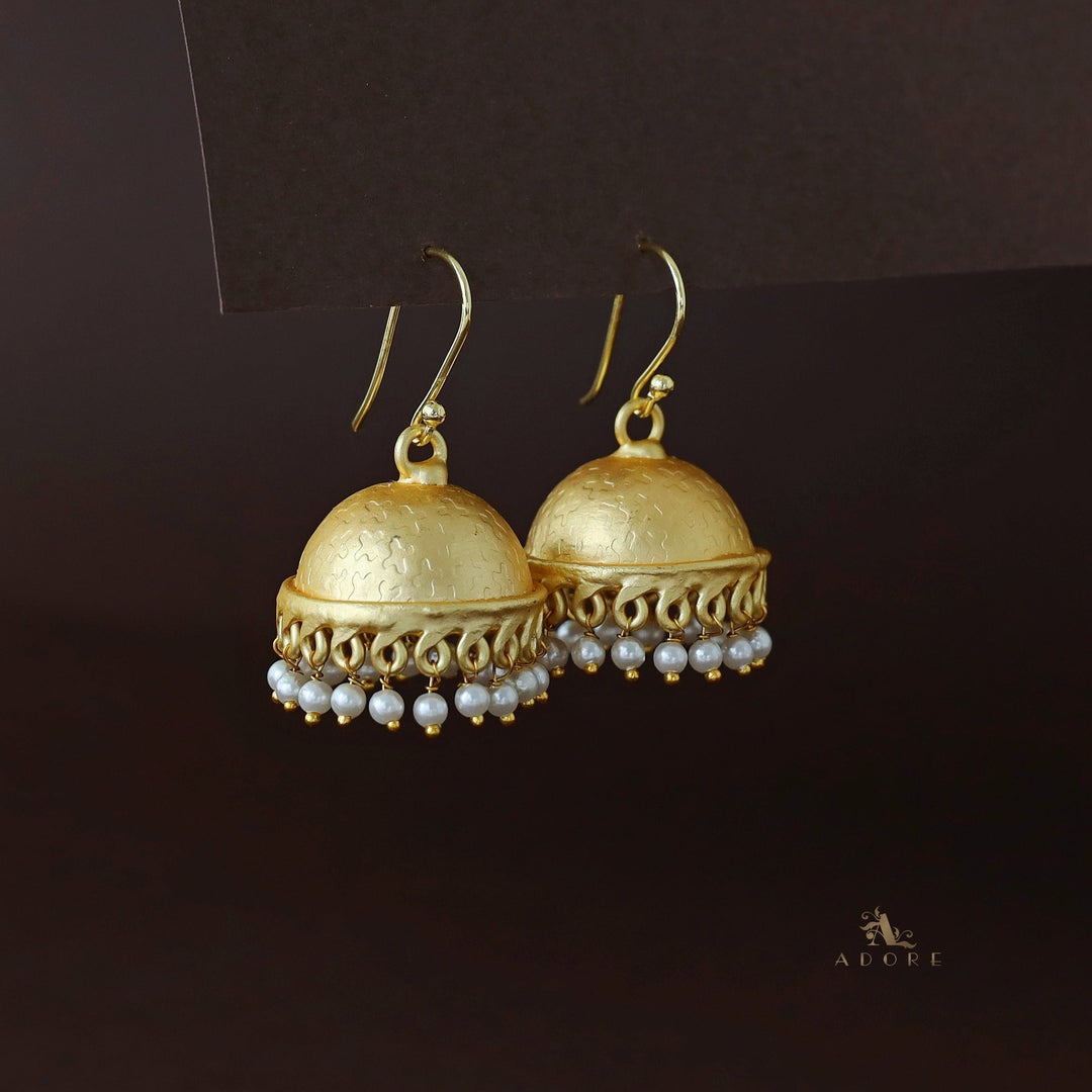 Golden Jhumka Drop