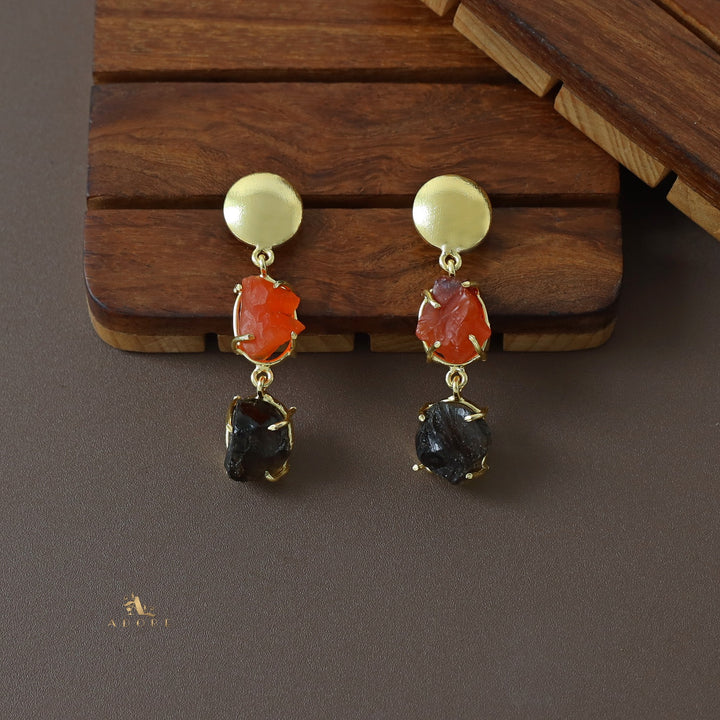 Gesina Raw Stone Earring