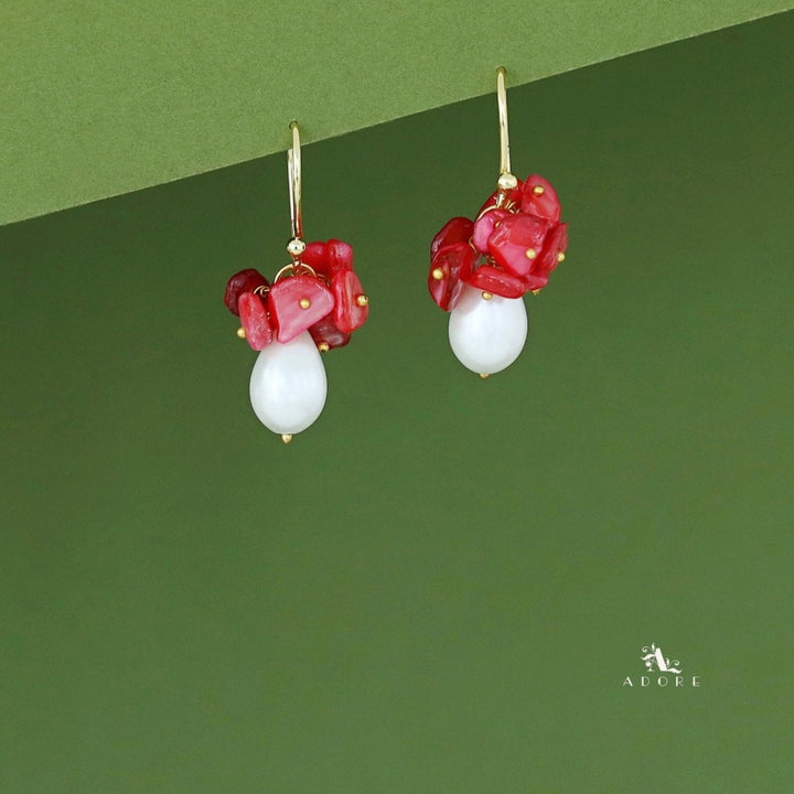 Ahoora Natural Stone Pearl Drop