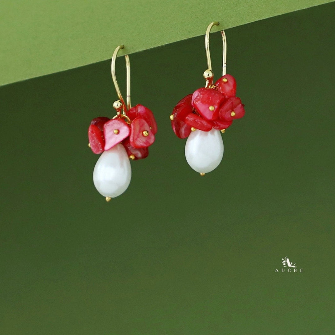 Ahoora Natural Stone Pearl Drop