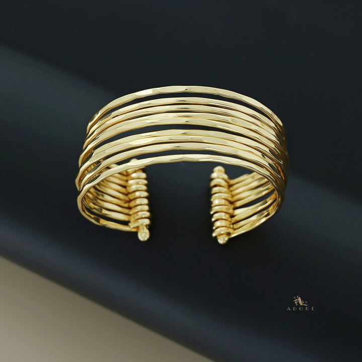 Golden Esty Hammered Layer Bangle