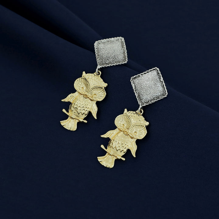 Guinevere Dual Tone Earring