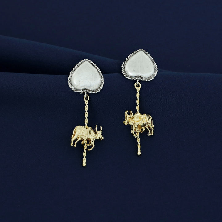 Viviana Dual Tone Earring