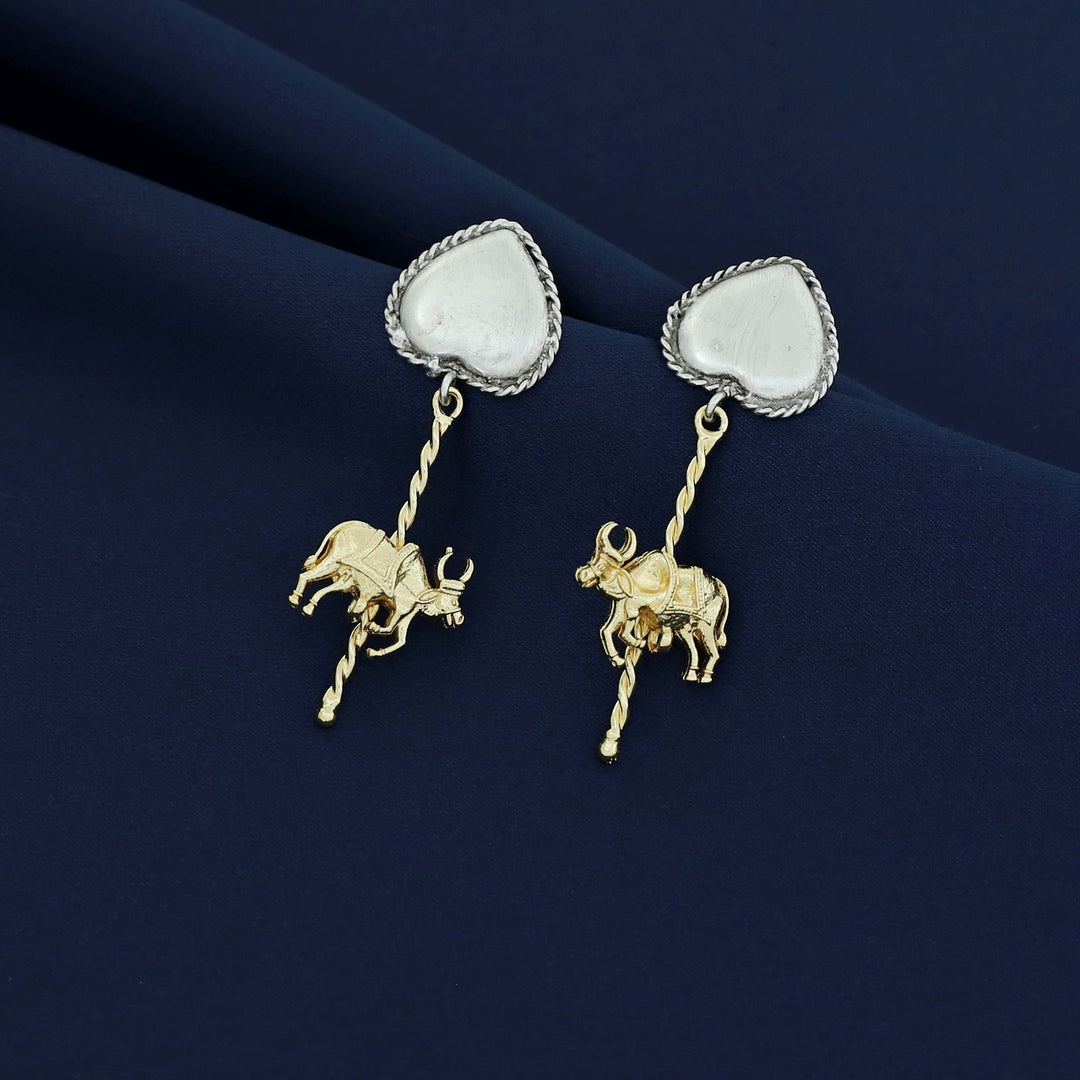 Viviana Dual Tone Earring