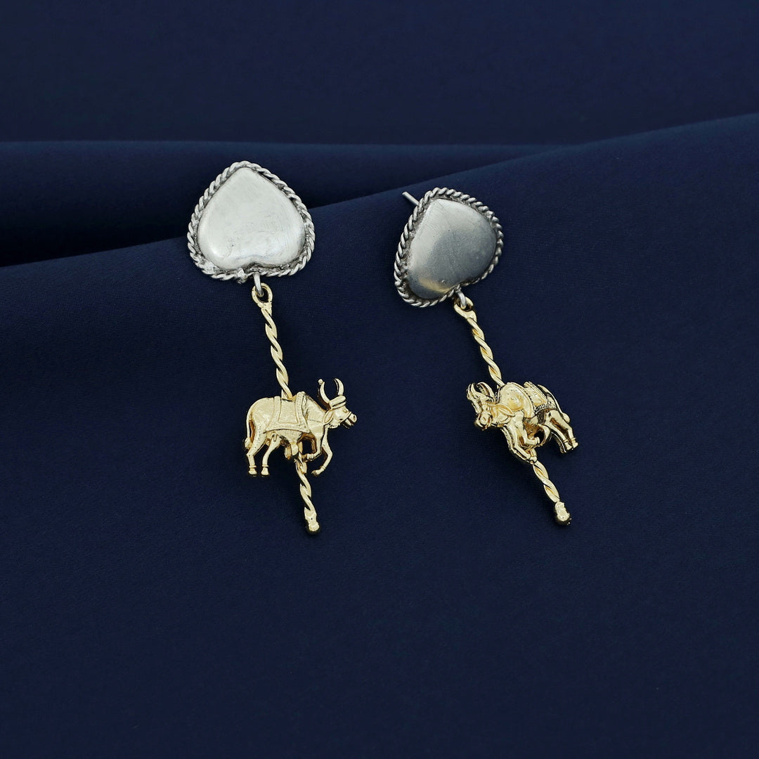 Viviana Dual Tone Earring