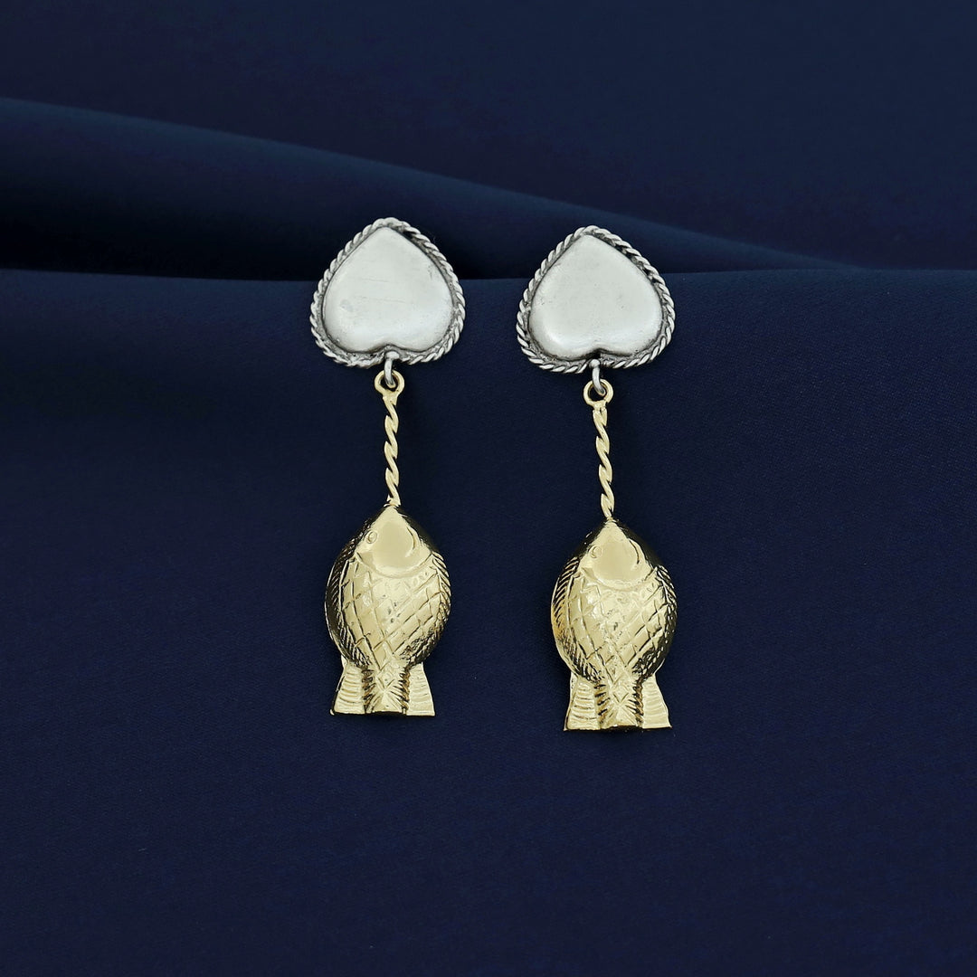 Viviana Dual Tone Earring